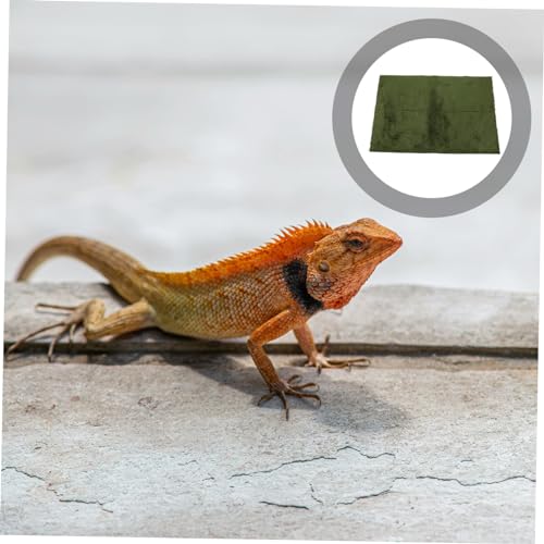 BESPORTBLE Reptile Carpet Mat for Terrarium Washable and Reusable Substrate Liner for Snakes Turtles and Lizards Design for Control and Easy Cleaning