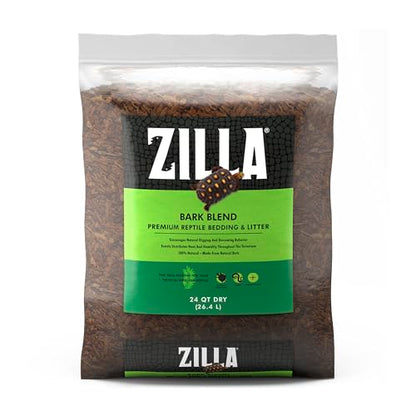 Zilla Bark Blend, Organic Fir Bark for Tropical and Forest Habitats, 24 Quarts - size: 24-Quart