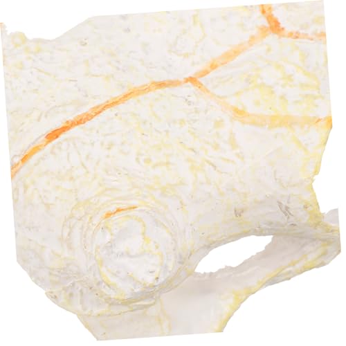 Toddmomy Reptile Skull Hideout for Aquarium Decor Lifelike Resin Decoration for Fish Tanks Terrariums and for Reptiles and Fish