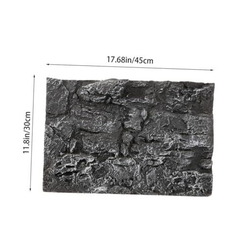 BESPORTBLE Aquarium Decor Reptile Tank Background 3D Fish Tank Background Board Snake Terrarium Decorative Stone