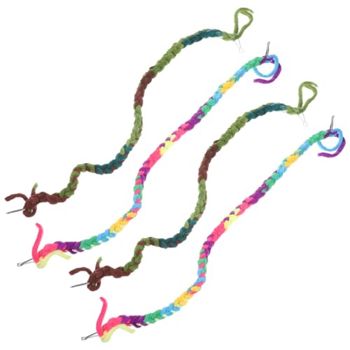 NOLITOY 4pcs Crab Climbing Toys Natural Rope Vine for Reptiles for Tanks and Terrariums for Crabs Lizards and Snakes