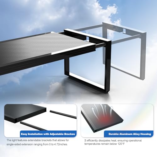 FZONE Aquarium Light for Plants, 72W LED Fish Tank Light for 47–55 ", Full Spectrum with APP Control, Timer & Sunrise/Sunset (Light 120) - size: Light120 | For 47.2-55.1 inch tank