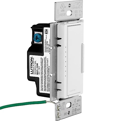 Lutron Maestro LED+ Dimmer Switch, 3-way Switch Kit for Dimmable LEDs, 150-Watt, Multi-Location, MACL-153M-RHW-WH, White - color: White, size: 1 Pack, style: 3-Way Kit