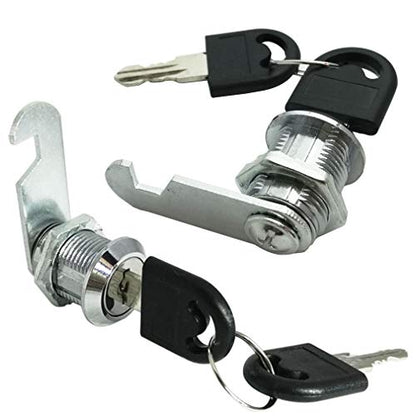 Cylinder Cam Cylinder Lock Cabinet Keyed Cam Locks Mailbox Cabinet Tool Box Lock 12/19 (16mm) (2Pack) - size: Cylinder Lock 12/19in(16MM)