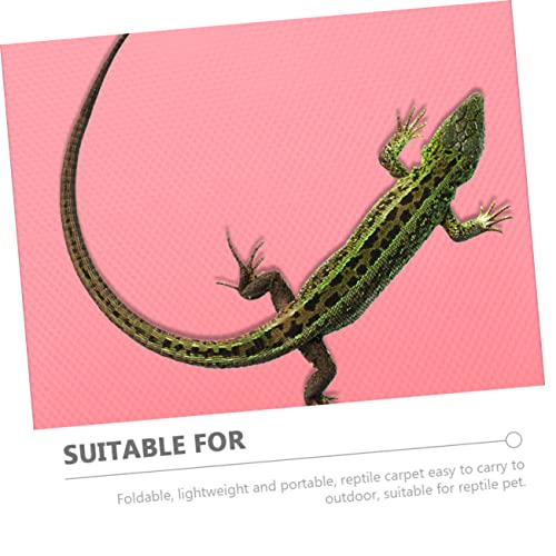 Reptile Carpet for Enclosure Substrate for Reptile Tank Bearded Dragon Bedding Tortoise Lizard Snake Gecko Washable Reusable