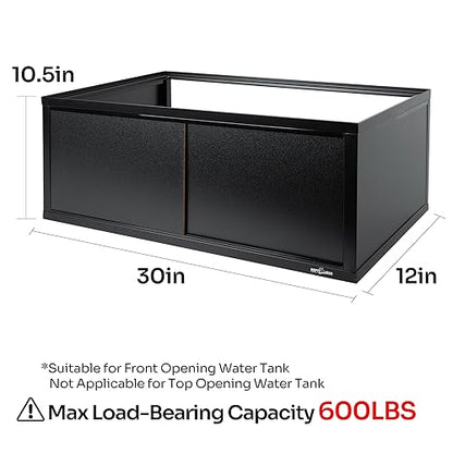 REPTI ZOO Deluxe Terrarium Stacker with Front Sliding Doors, Reptile Tank Stacker Suitable for Stacking 30" W and 12" D Terrariums, 30" W X 12" D X 10.5" H - size: 30" x 12" x 10.5" (Terrarium Stacker)