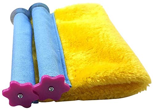 Bird Nest Bed Hammock Toy Hamster Warm Comfortable Hanging House Perch Stand for Parrot Parakeet Cockatiel African Grey Cockatoo Lovebird Conure Finch Chinchilla Rat Gerbil Cage Accessories (L) - size: L