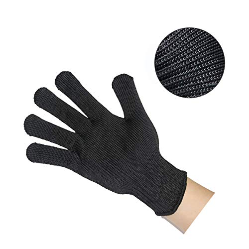 alfyng Bird Training Anti-Bite Gloves, Small Animal Handling Gloves, Chewing Protective Gloves for Small Animal Pet Squirrels Hamster Parrotlets Cockatiels Finch Macaw (1 Pair) - color: Black