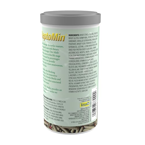 Tetra TetraFauna PRO ReptoMin Pro Sticks Adult Turtle Formula Daily Diet for Aquatic Turtles, 8.11 oz - size: 8.11 Ounce (Pack of 1), style: Adult Turtle