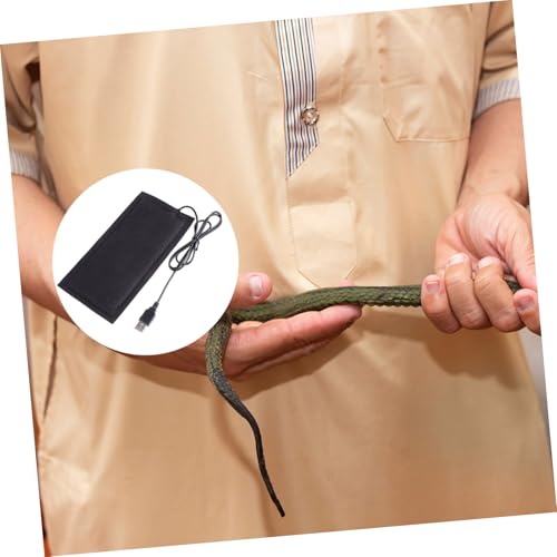 COLLBATH USB Powered Reptile Heating Pad Small Terrarium Heat Mat for Snake Lizard Turtle Under Tank Warmer with Flame-Retardant Safe for Pets