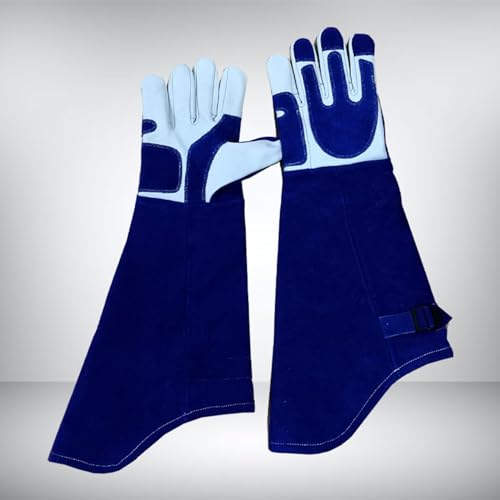Anti Bite Gloves 55cm Safe Work Gloves Dexterity Long Sleeves Bite