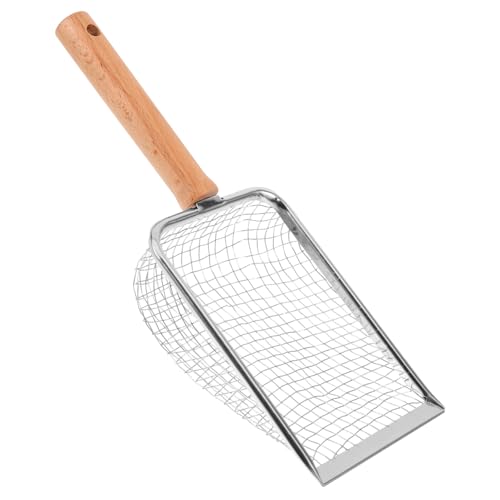 Hemoton Cat Litter Scoop Handle Litter Sifter for Easy Cleaning of Cat Waste Fine Mesh Design for Reptile Terrariums