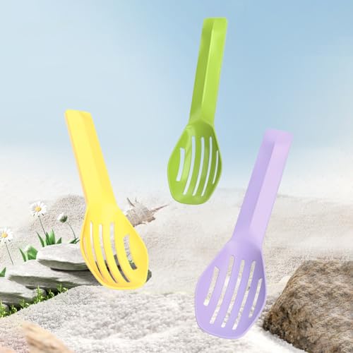 3PCS Hamster Poop Scooper Hamster Sand Shovel Spoon Sand Sifter Bedding Scooper Litter Scoop Sifter Sandbox Scooper Pet Cleaning Tool