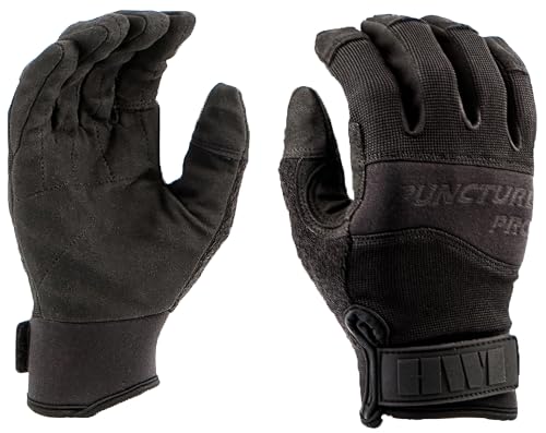 HWI Gear HPG100 Puncture Pro Duty Glove Cut-Resistant, Hypodermic Needle Protective, Touchscreen Capable - size: Small