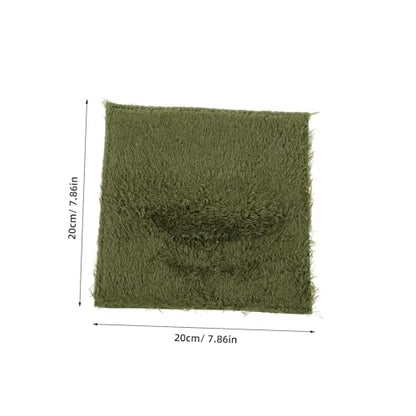 WOONEKY Reptile Carpet Lizards Bedding Fake Lawn Mat for Enclosure Terrarium Supplies - size: 20.00X20.00X0.50CM