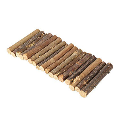 Hamster Bridge Rat Ladder Wooden Bridge Toy for Small Animals, Reptile Wooden Bridge Hamster Toys Wood Bendable Ladder Rat Rodents Bridge Small Pet Chew Toy