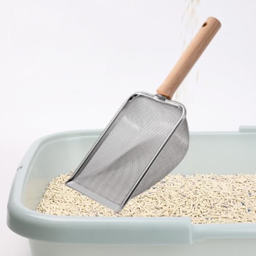 Cat Litter, Pet Strainer, Portable Kitten Litter, Deep Tank with Handle, Litter Tray, mesh 1x1mm