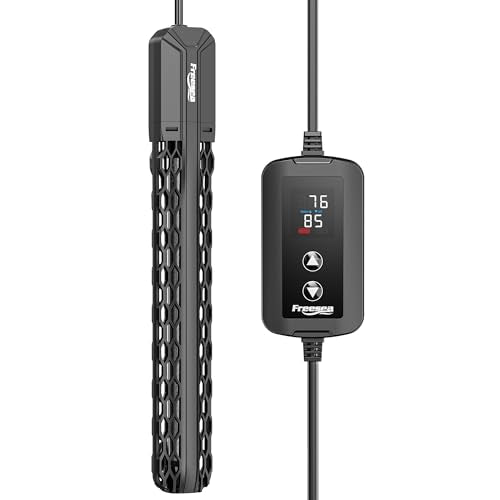 FREESEA Aquarium Heater for Fish Tank: 100W/200W/300W/500W Submersible Fish Tank Heater with Over-Temperature and Off-Water Protection for 75-120 Gallon Saltwater and Freshwater - size: 500W(75-120gallon)