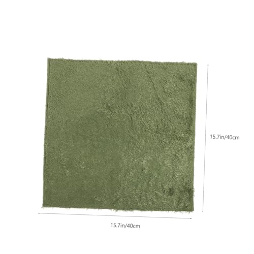 VANZACK Reptile Carpet Mat for Terrarium Washable Imitation Grass Bedding for Snakes Turtles Lizards Tortoises Safe Substrate Liner for Clean Habitats