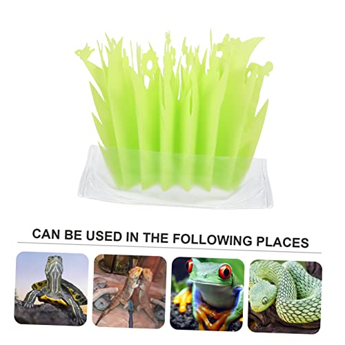 CHILDWEET Reptile Humidifier for Terrarium Decoration Energy-efficient Design with Simulation Plants Increases Humidity for Reptile Habitats