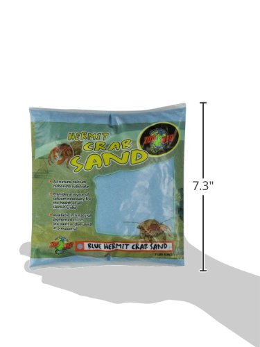 Zoo Med Laboratories SZMHC2B Hermit Crab, 2-Pound, Sand Blue