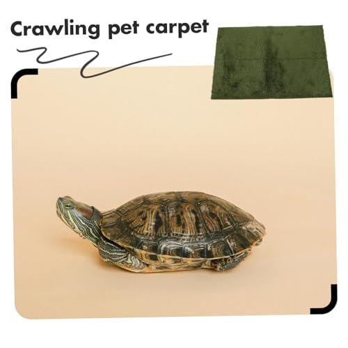 ORFOFE Reptile Carpet Mat Natural Moss Terrarium Bedding for Tortoise Turtles Lizards Snakes Gecko Cage Liner Moisture Retention Washable Substrate