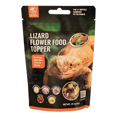 Zoo Med Lizard Flower Food Topper 0.21 oz - Pack of 22