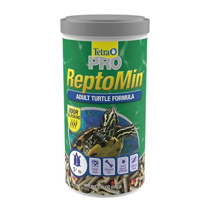 Tetra TetraFauna PRO ReptoMin Pro Sticks Adult Turtle Formula Daily Diet for Aquatic Turtles, 8.11 oz - size: 8.11 Ounce (Pack of 1), style: Adult Turtle