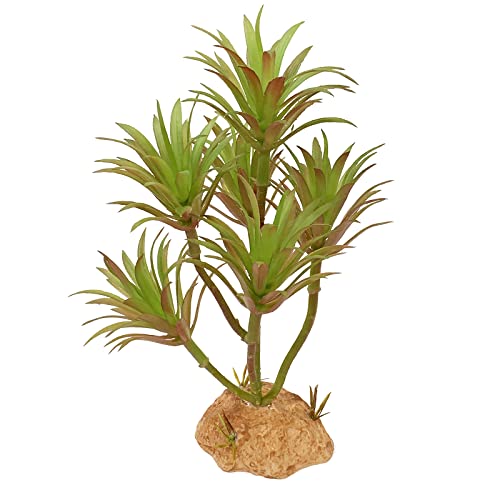 Woyrise Reptile Artificial Plants Terrarium Decor, Fake Desert Plants Bearded Dragon Tank Decorations Accessories fit Crested Gecko Leopard Lizard Chameleon Ball Python Snake Frog - Tillandsia - color: Tillandsia
