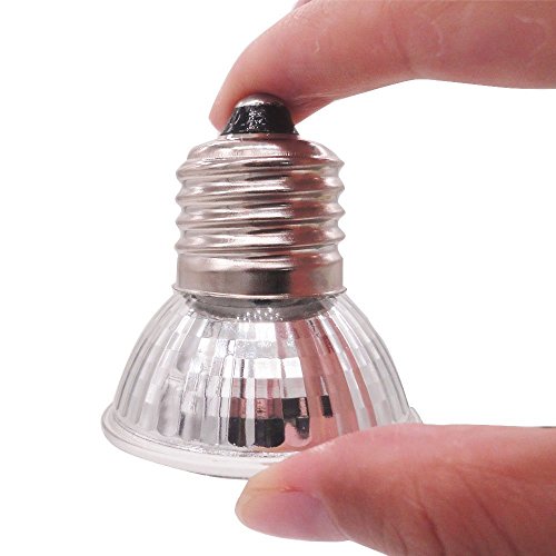 25W UVA+UVB Reptile Bulbs(4 Pack)- 110V Lizard Lamp Heating Lamp Spot Lamp for Turtle Aquarium Aquatic Reptile Lizard Habitat Heat Light