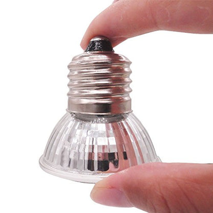 25W UVA+UVB Reptile Bulbs(4 Pack)- 110V Lizard Lamp Heating Lamp Spot Lamp for Turtle Aquarium Aquatic Reptile Lizard Habitat Heat Light
