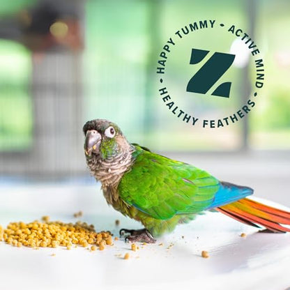 ZuPreem True Harvest Bird Food, Bird Feed Pellets for Parakeets, Budgies, Parrotlets, & Doves, Added Vitamins, Parakeet Food, Budgie Feed, Made in the USA (Small, 2.25 lb Bag) - size: 2.25 Pound (Pack of 1)