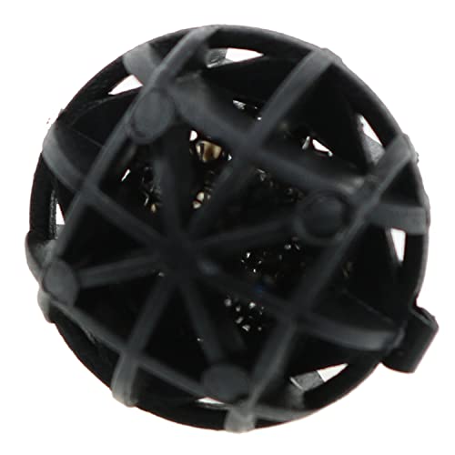 MEETOOT Bio Balls 100pcs Black 16mm Biological Balls Filter Media with Sponge Aquarium Filter Media Tank Bio Balls for Air Pump Clean Fish Tank Pond Sponge Media
