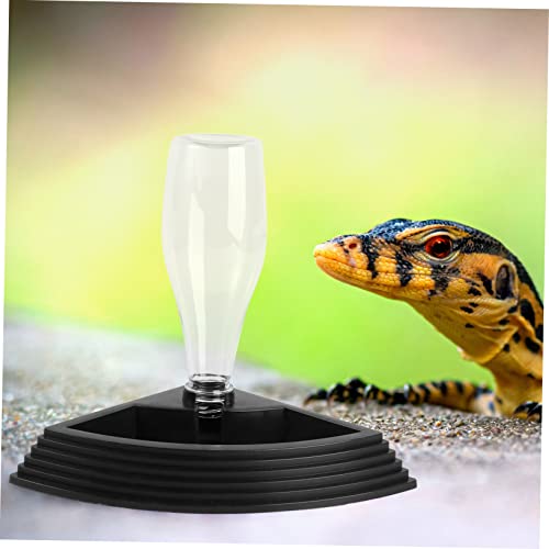 BESPORTBLE 1Pc Automatic Reptile Water Fountain Durable Drinking Bowl for Turtles and Lizards Space Saving Design with Stable Base Easy to Use and Install for Pet