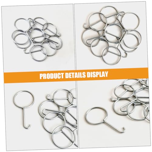 10pcs Stainless Steel Drain Lifting Hooks Efficient Shower Drain Removal Tool for Easy Grate Pulling and Cleaning