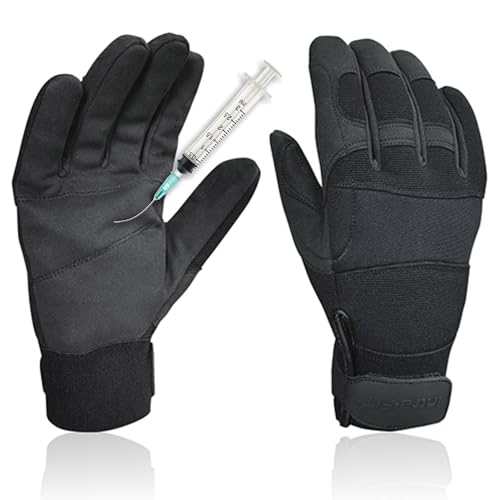 Needle Puncture & Thorn Proof Gloves, Level 3 Needlestick Resistant, A9 Cut Resistant Gloves - color: 91532, size: Large