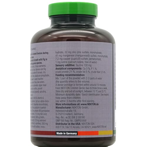 Nekton Crested Gecko Fig for Growth and Breeding 250g (8.82oz) - size: 8.8 Ounce (Pack of 1)