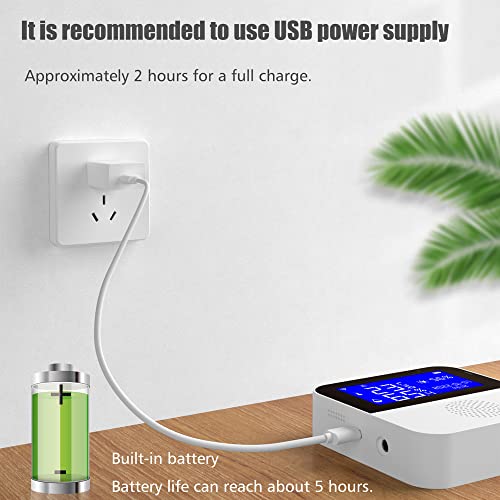 WiFi Hygrometer Thermometer Sensor with External Probe,Aquarium Thermometer,Wireless Digital Monitor Real-time sync Update, Backlight LCD,Work with Tuya app,for Home Greenhouse,Fish Tank, Refrigerator