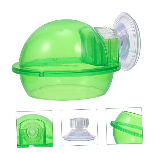 FOMIYES 4pcs Magnetic Reptile Food Feeder Hanging Gecko Feeder Suction Cup Easy Clean Turtle Feeding Tray