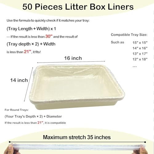 Disposable Small Animal Cage Liners, Rabbit Tray Film Liner Bunny Litter Pan Bags Guinea Pig Cage Toilet Plastic Film for Bird Hamster Chinchilla Hedgehog (50 PCS, 30'') - style: 50 PCS, 30''