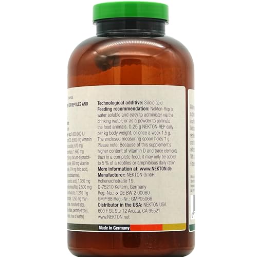Nekton Rep Vitamin Mineral Supplement for Reptiles, 700gm - size: 700gm / 1.54Lb