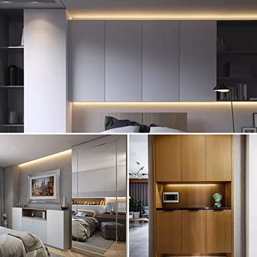 DC 5V USB COB LED Strip Light Natural White 4000K Dimmable IP65 Waterproof CRI 93+ USB Powered 6.6ft/2M 640LEDs with Dimmer High Brightness Flexible LED Tape Lights - color: Natural White
