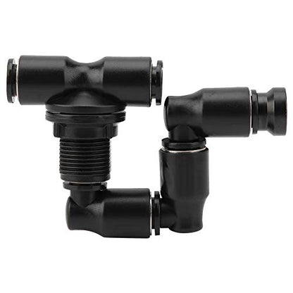 Reptiles Fogger Mist Sprinkler, 360°Adjustable Double Head Reptiles Fogger Mist Sprinkler for Rainforest Amphibians Plants Flowers