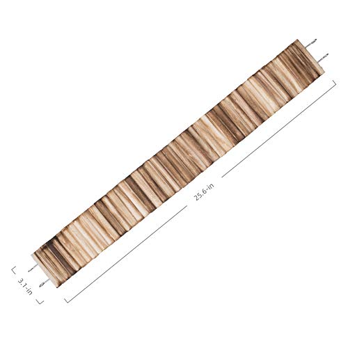 Niteangel Hamster Suspension Bridge Toy - Long Climbing Ladder for Dwarf Syrian Hamster Mice Mouse Gerbils and Other Small Animals (25.6L x 3.15W) - size: 25.6L x 3.15W
