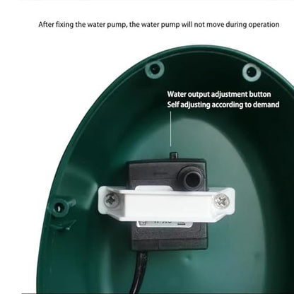 Reptile Water Dispenser, Automatic Reptile Drinking Fountain with 700ML Capacity, Adjustment Water Volume and Double Filtration Effect, Quiet and Low Energy Consumption, for Lizard, Turtle
