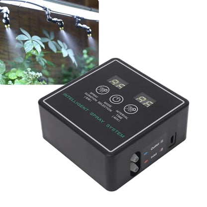 Reptile Fogger Smart Spray System Automatic Timing Humidifier 360 Degree Adjustable Misting Nozzles Mister for Terrarium Reptile Humidifier for Reptile Terrarium