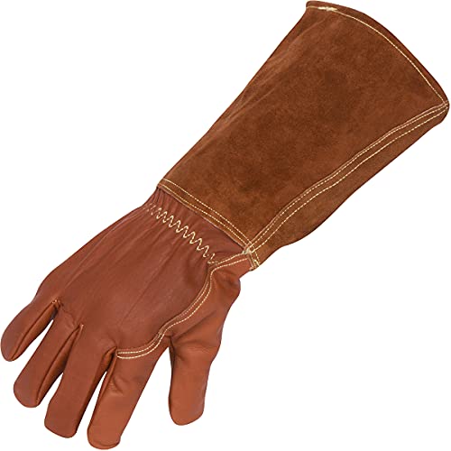 Falconry Elbow Length Protective Animal Handling Gloves Men's Sizes XS, Small, Med, Large, XL, XXL - size: Small