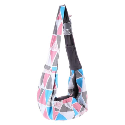 POPETPOP Small Animal Sling Carrier : Bearded Dragon Carrier Sling with Adjustable Strap for Outdoor Travel - Breathable Small Animal Carry Bag for Guinea Pig Hedgehog, 25.55X7.86X5.89in