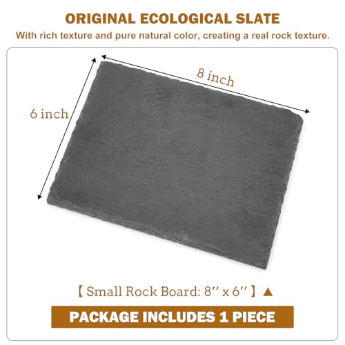 Reptile Basking Platform Tortoise Bearded Dragon Lizard Original Rock Slab,Easy to Grind the Nails,with Non-Slip mats,Natural Food Bowl,Moisturizing Effect (Small) - size: Small