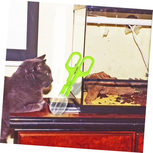 Kisangel 3pcs Broom Dustpan Set Reptile Supplies Litter Scoop Handheld Broom for Pet Waste Cleaning